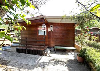 25 sqm bungalow in mountain campsite.